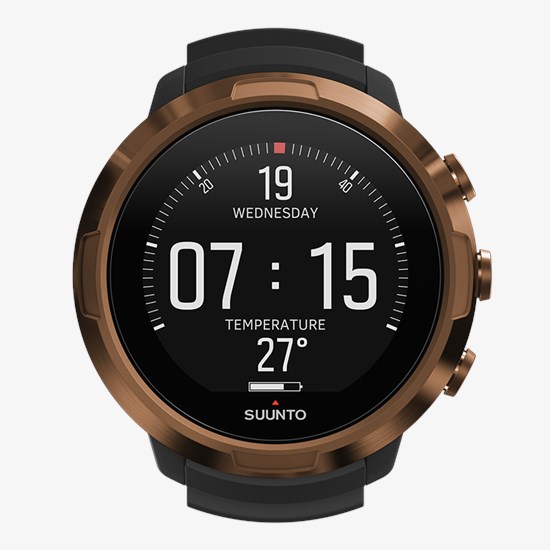 Компьютер для погружений Suunto D5 Black Lime, черные с безелем медного цвета SS050569000 от прозводителя Suunto 