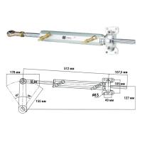 Гидроцилиндр алюминиевый 168 куб.см UC168-1 от прозводителя Ultraflex