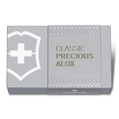 Нож-брелок Victorinox Classic SD Precious Alox, 58 мм, 5 функций, "Infinite Grey" (подар. упаковка) 0.6221.4031G от прозводителя Victorinox