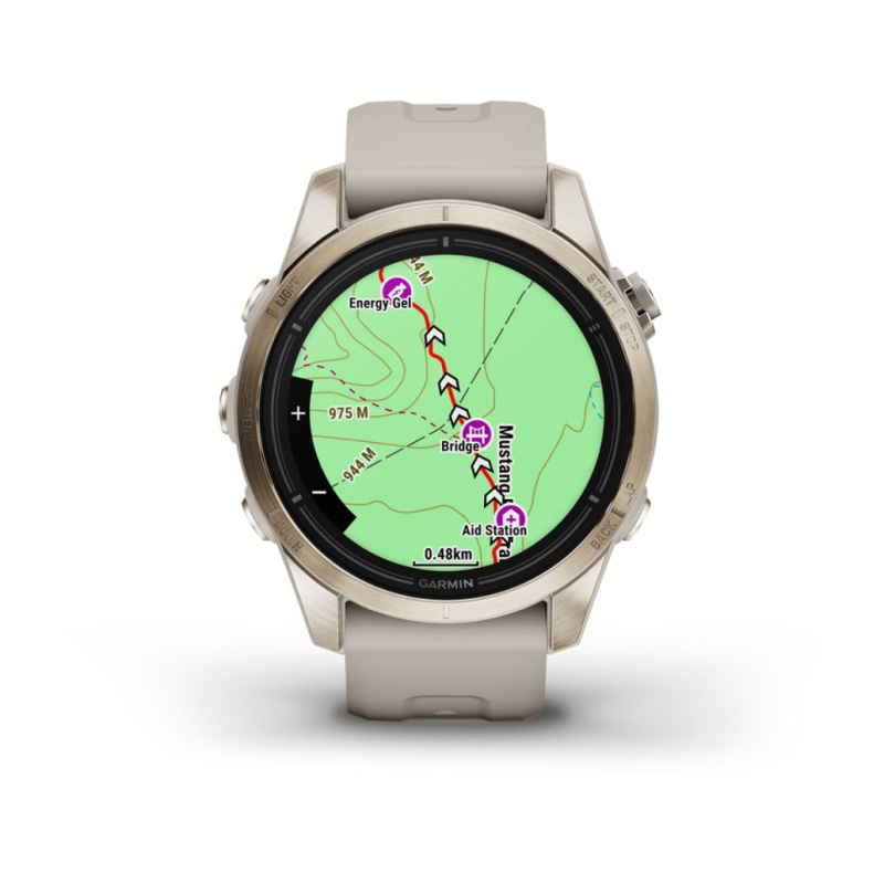 Garmin Epix Pro (Gen 2) - 42 мм SAPPHIRE | Soft Gold with Light Sand Band