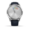 Garmin Vivomove Style - 42 мм | Silver aluminium case with moss silicone band