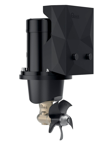 Комплект подруливающего устройства Quick , 1,5 кВт, 30 кгс, 12 В, 125 мм (включает джойстик TCD2042, 6-метровый кабель, тоннель 125х750 мм) 10260462 от прозводителя QUICK