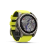Garmin Fenix 8 - 51 мм SOLAR | SAPPHIRE | Titanium with Amp yellow/graphite silicone band