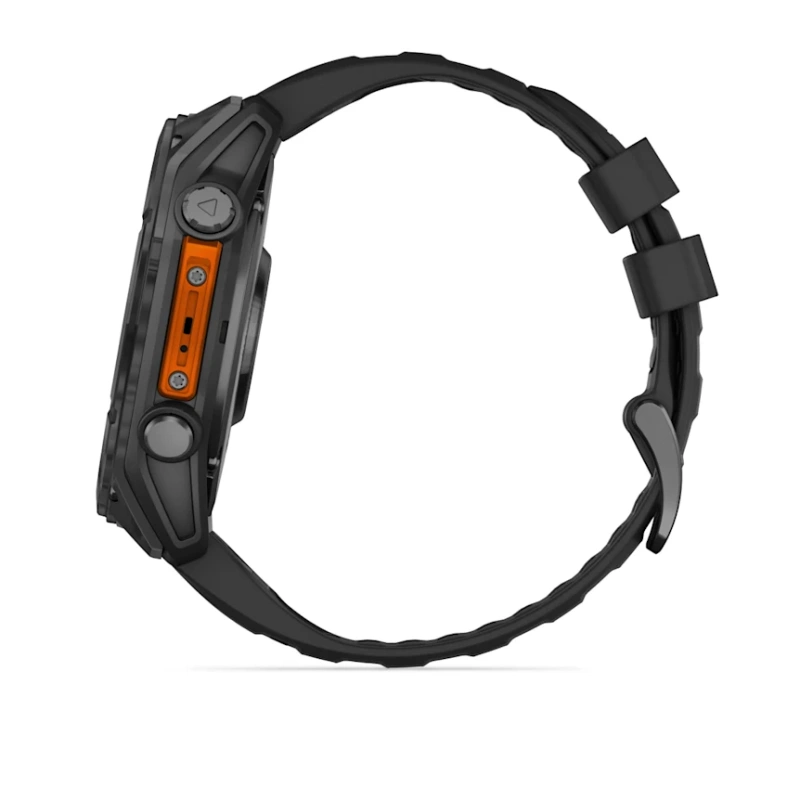 Garmin Fenix 8 - 51 мм AMOLED | Slate grey with Black silicone band
