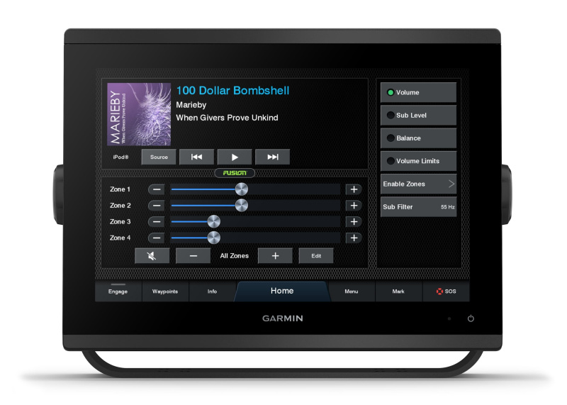 Garmin GPSMAP 1223xsv/1243xsv с Panoptix LVS34 + GLS10