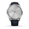 Garmin Vivomove Style - 42 мм | Silver aluminium case with moss silicone band