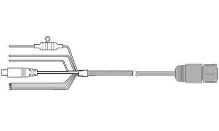 Raymarine c/e power cable straight 1M R62379 от прозводителя Raymarine