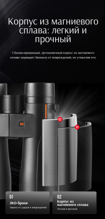 Бинокль Eyeskey Wave ED-12x50 EyeS-B139 от прозводителя Eyeskey