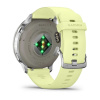 Garmin Venu 4 - 45 мм | Silver with Citron Silicone band
