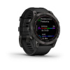 Garmin Fenix 7 - 47 мм SOLAR | SAPPHIRE | Black DLC Titanium with Black Band