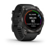 Garmin Fenix 7x Pro - 51 мм SOLAR | SAPPHIRE | Carbon Grey DLC Titanium with Black Band