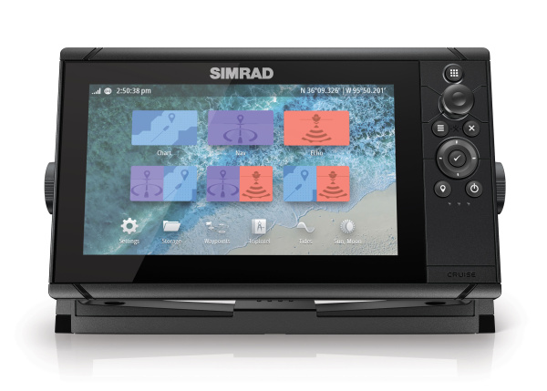 SIMRAD Cruise 9 с датчиком 83/200 kHz на транец 000-15000-001 от прозводителя SIMRAD