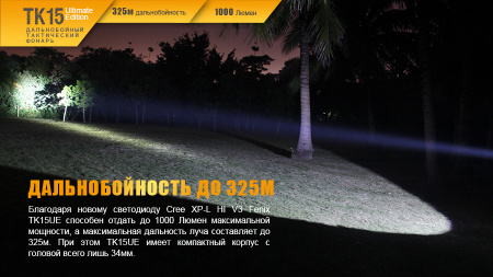 Фонарь Fenix TK15UE2016bk TK15UE2016bk от прозводителя Fenix