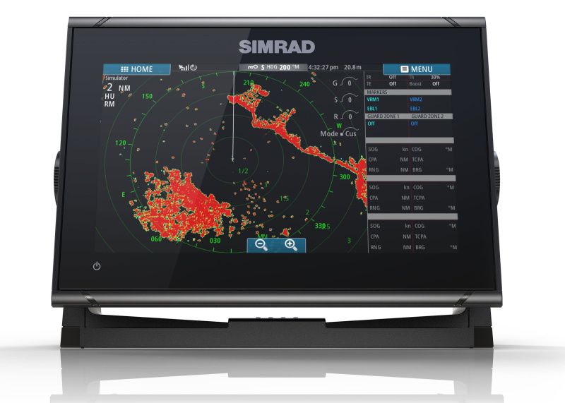 SIMRAD GO9 XSE с HDI DownScan