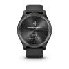 Garmin Vivomove Trend - 40 мм | Slate stainless steel bezel with black case and silicone band