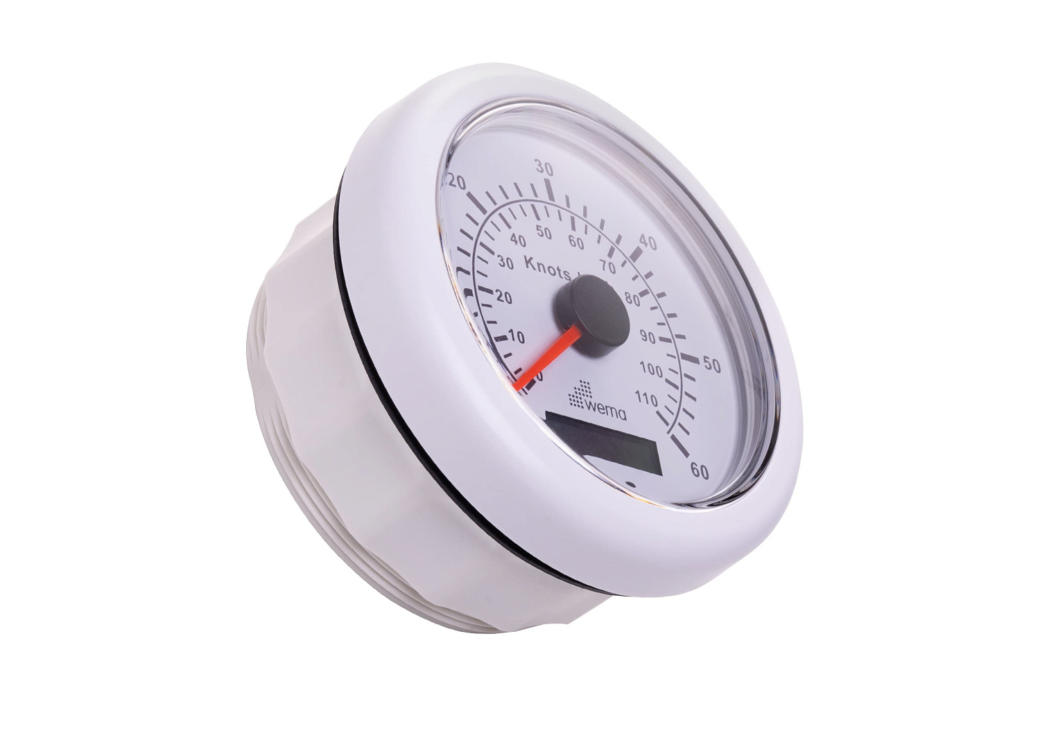 WEMA GPS Speedometer / white / 60 knots