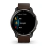 Garmin Venu Sq - Music Edition | Slate Aluminium Bezel with Black Case and Silicone Band