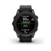 Garmin Fenix 7s Pro - 42 мм SOLAR | SAPPHIRE | Carbon Grey DLC Titanium with Black Band