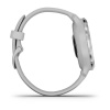 Garmin Venu 2s - 40 мм Премиум-функции | Silver Stainless Steel Bezel with Mist Grey Case and Silicone Band
