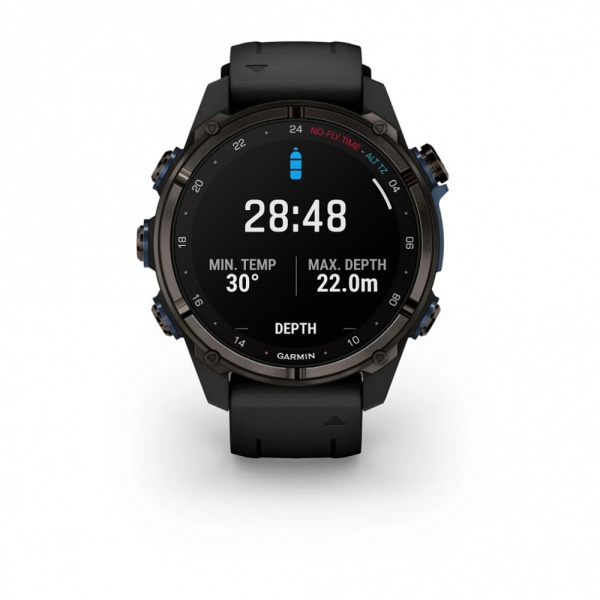 Garmin Descent Mk3i - 43 мм | Carbon grey DLC black silicone